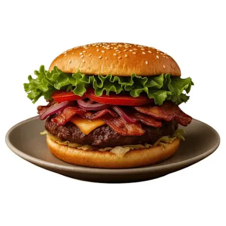 بي بي كيو برجر مع لحم بقري مقدد (XL)