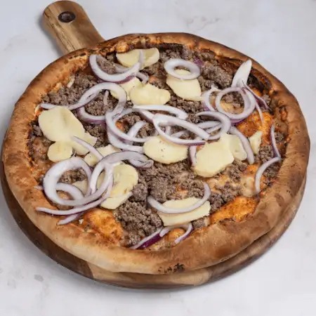 Pizza Rinderhack Kartoffel
