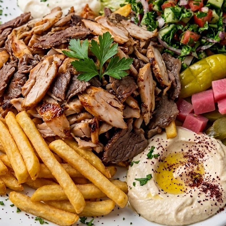 Shawarma Arabisch Teller